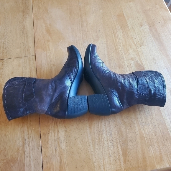 Romika Distressed Brown Leather Boots sz 38 - Picture 8 of 10